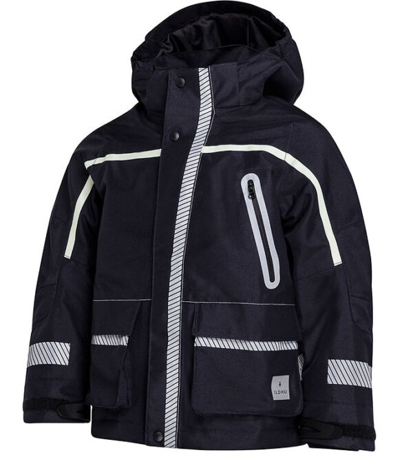 ILDHU Vinterjakke - Norly - Navy m. Selvlysende Reflekser