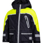 ILDHU Vinterjakke - Norly - Navy/Yellow m. Selvlysende Reflekser