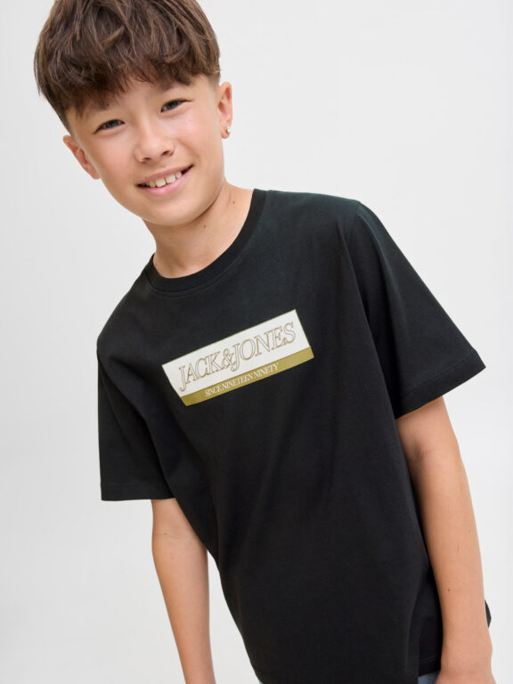 JACK & JONES T-shirt Rinwood Black JACK & JONES T-shirt Rinwood Black