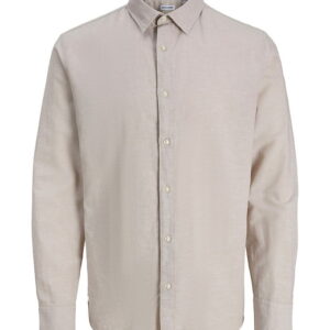 Jack & Jones Skjorte - Bomuld/Hør - JjeBreeze - String