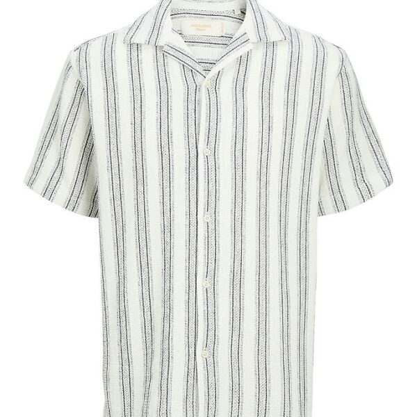 Jack & Jones Skjorte - JjeCoba - Cloud Dancer/Stripes