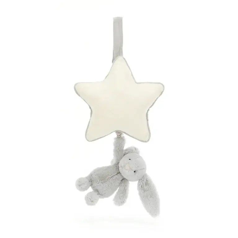 JellyCat Bashful Kanin Spilledåse - Silver
