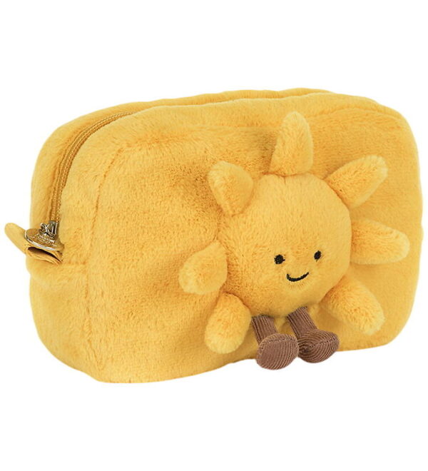 Jellycat Taske - 13x19 cm - Amuseables Sun Pouch - Gul Jellycat Taske - 13x19 cm - Amuseables Sun Pouch - Gul