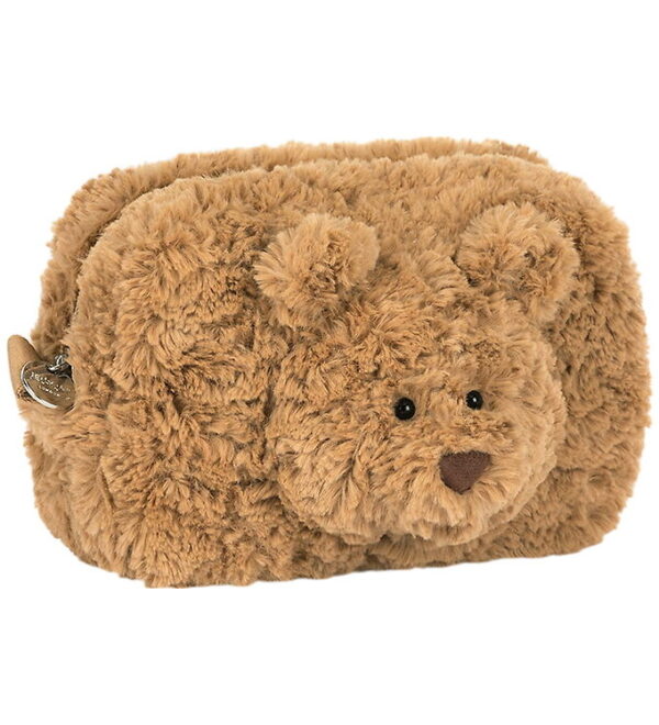 Jellycat Taske - 13x19 cm - Bartholomew Bear Pouch - Brun