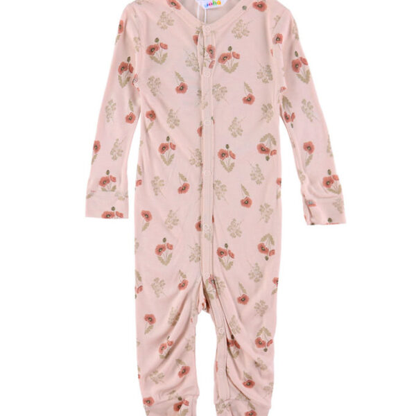 Joha Heldragt - Bambus - Lyserød m. Blomst