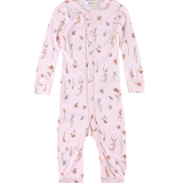 Joha Heldragt - Bambus - Lyserød m. Blomster