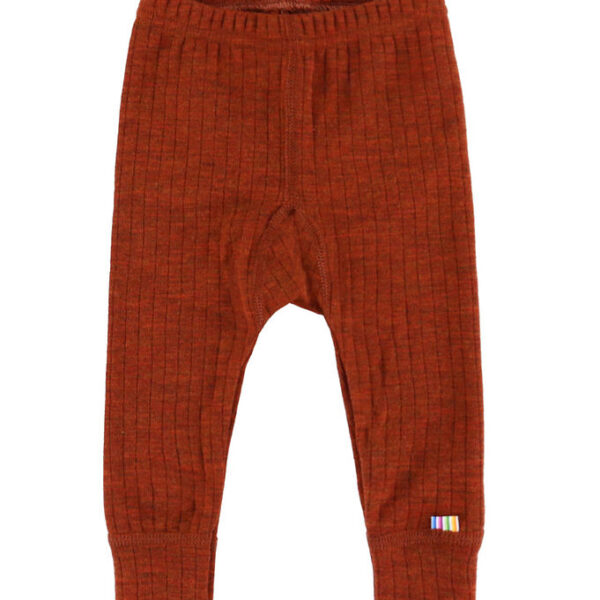 Joha Leggings - Uld - Rib - Rust