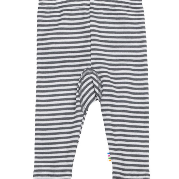 Joha Leggins - Rib - Uld/Silke - Mørkegrå