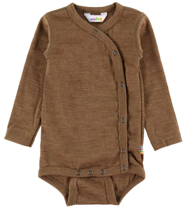 Joha Slå-Om Body l/æ - Uld - Varm Brun