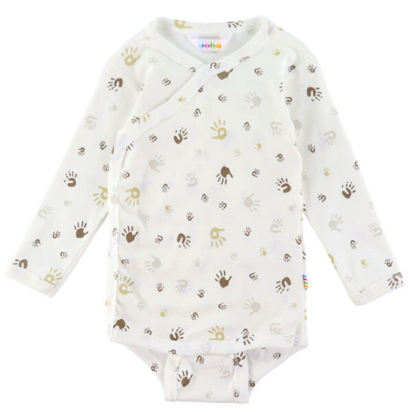Joha Slå-om Body l/æ - Off White m. Print