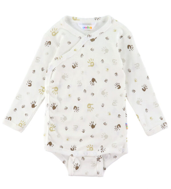 Joha Slå-om Body l/æ - Off White m. Print