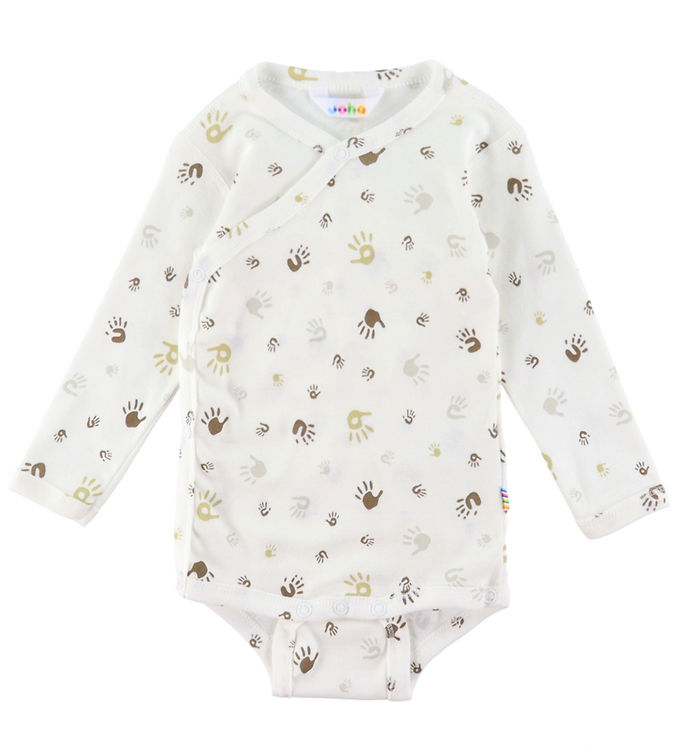 Joha Slå-om Body l/æ - Off White m. Print Joha Slå-om Body l/æ - Off White m. Print