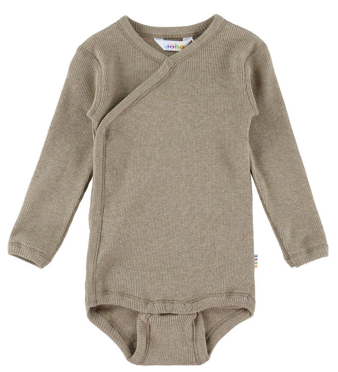 Joha Slå-om Body l/æ - Rib - Mørk Beige Joha Slå-om Body l/æ - Rib - Mørk Beige