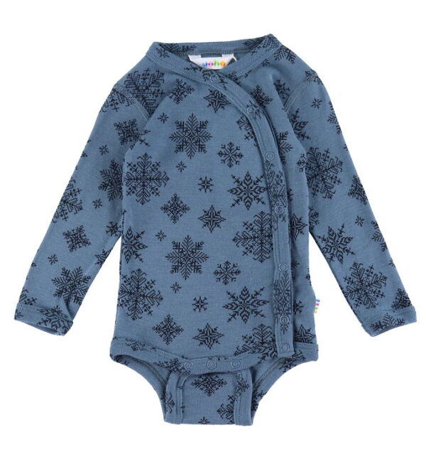 Joha Slå-om Body l/æ - Uld - Blå Joha Slå-om Body l/æ - Uld - Blå
