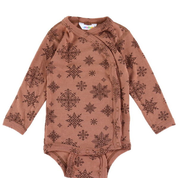 Joha Slå-om Body l/æ - Uld - Rust frv.