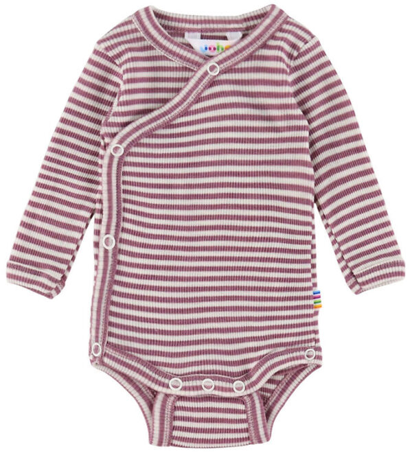 Joha Slå-om Body l/æ - Uld/Silke - Rib - Lyng/Stribet Joha Slå-om Body l/æ - Uld/Silke - Rib - Lyng/Stribet