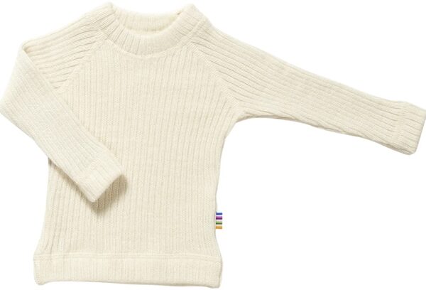 Joha Uld Bluse Rib Strik Natur