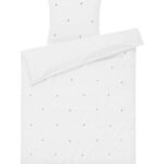 Juna Sengetøj - Daisy - Baby - Hvid/ Lyseblå
