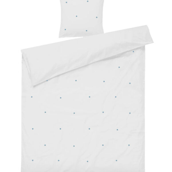 Juna Sengetøj - Voksen - Daisy - Hvid m. Blomster