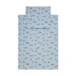 Junior Sengetøj 100x140, Dino Blue Fog