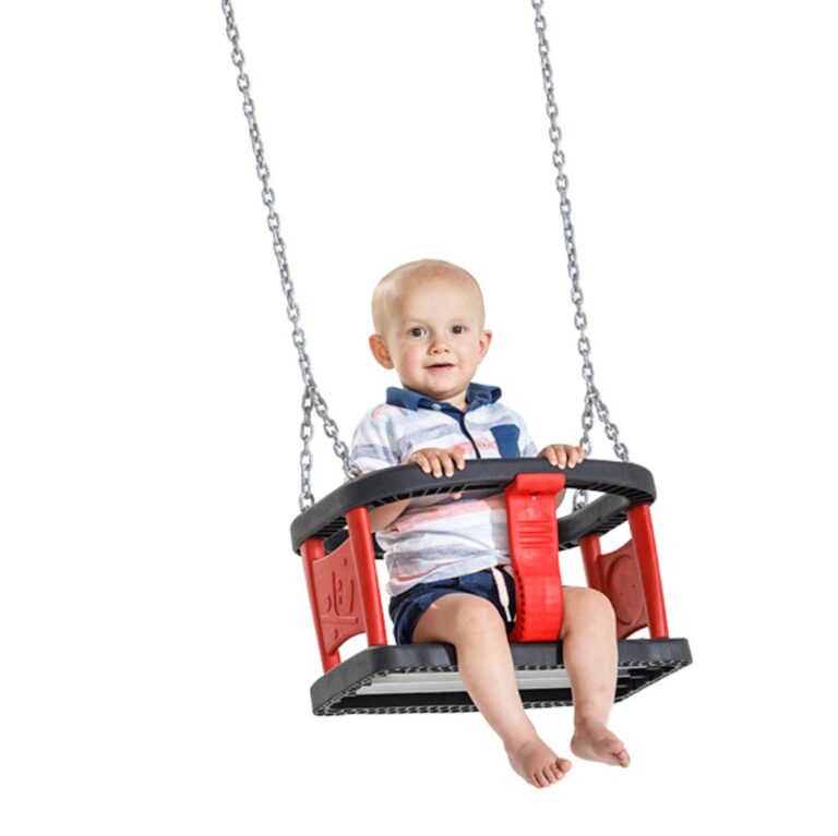 KBT Play | Gynge - Baby m. gummisæde - Rød