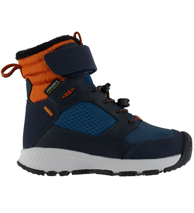 KEEN Vinterstøvler - Tex - Skua Winter WP - Sky Captain-Gold Fla