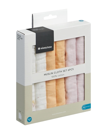 KIKKABOO 6-Pak Musselin Stofbleer Hedge Hugs