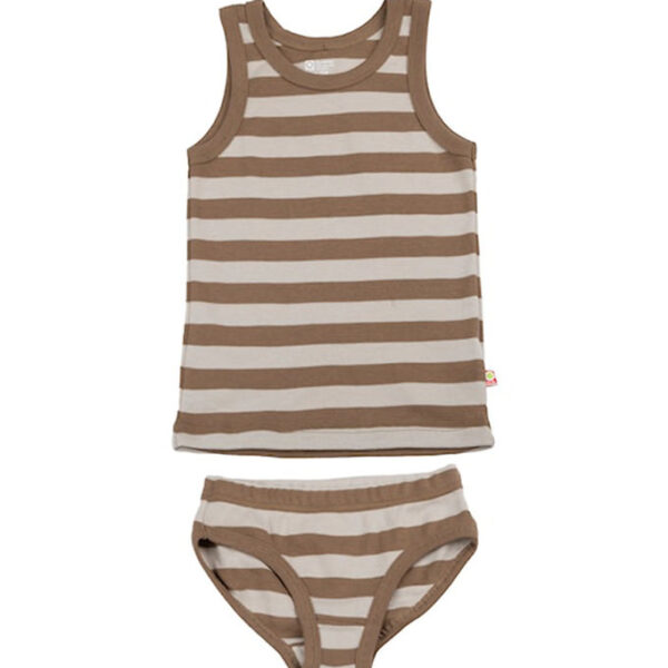 Katvig Undertøj - Brun/Beige Stribet