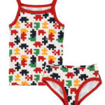 Katvig Undertøj - Hvid m. Puslespil