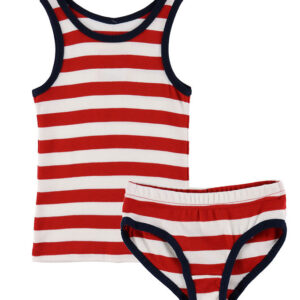 Katvig Undertøj - Rød/Hvid Stribet