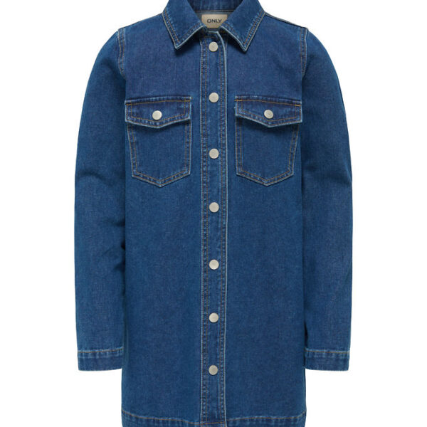 Kids Only Kjole - KogBelle - Medium blue Denim