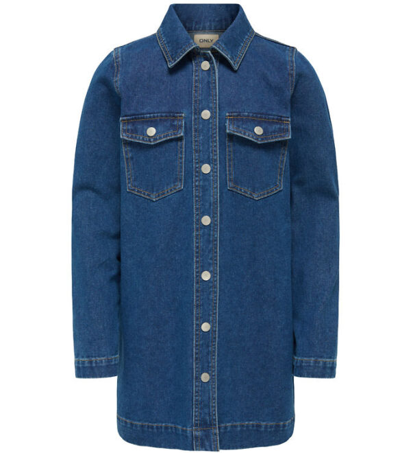Kids Only Kjole - KogBelle - Medium blue Denim