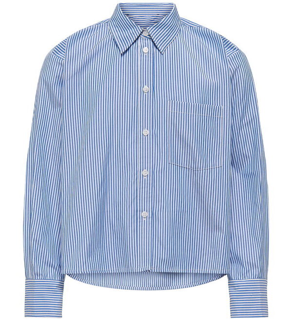 Kids Only Skjorte - KogEma - Bright White/Mazarine Blue