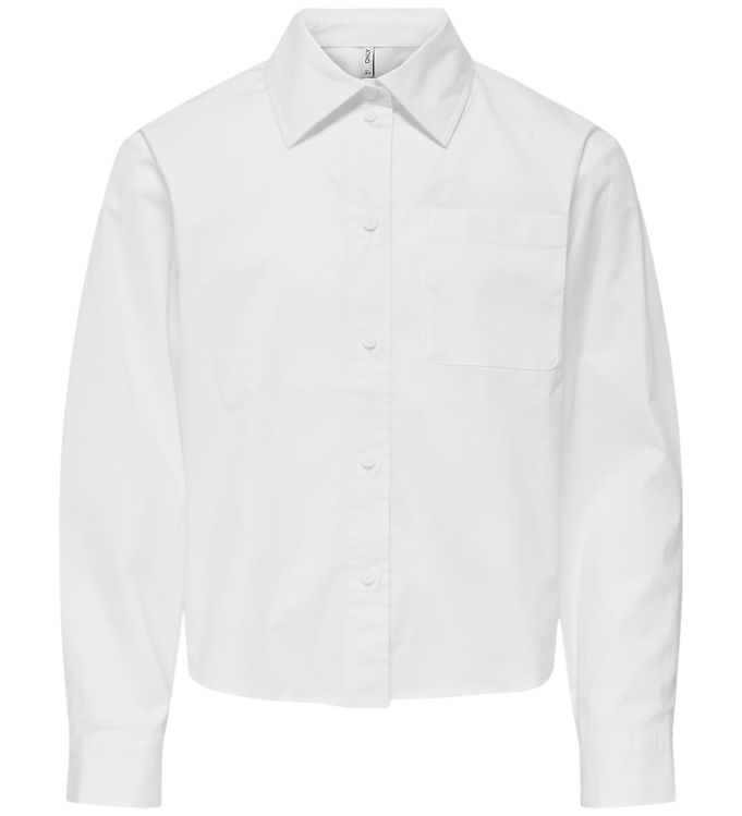 Kids Only Skjorte - KogFreddy - Bright White