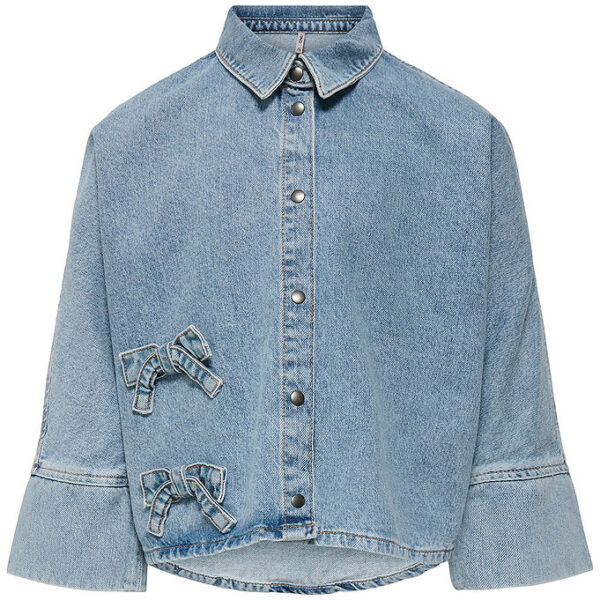 Kids Only Skjorte - KogGrace - Light Blue Denim