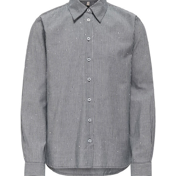 Kids Only Skjorte - KogSiv - Bright White/Naval Academy