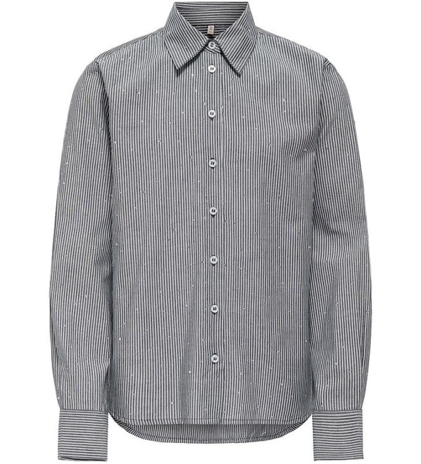 Kids Only Skjorte - KogSiv - Bright White/Naval Academy Kids Only Skjorte - KogSiv - Bright White/Naval Academy