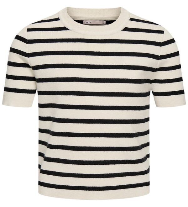 Kids Only T-shirt - Strik - KogFie - Cloud Dancer/Black