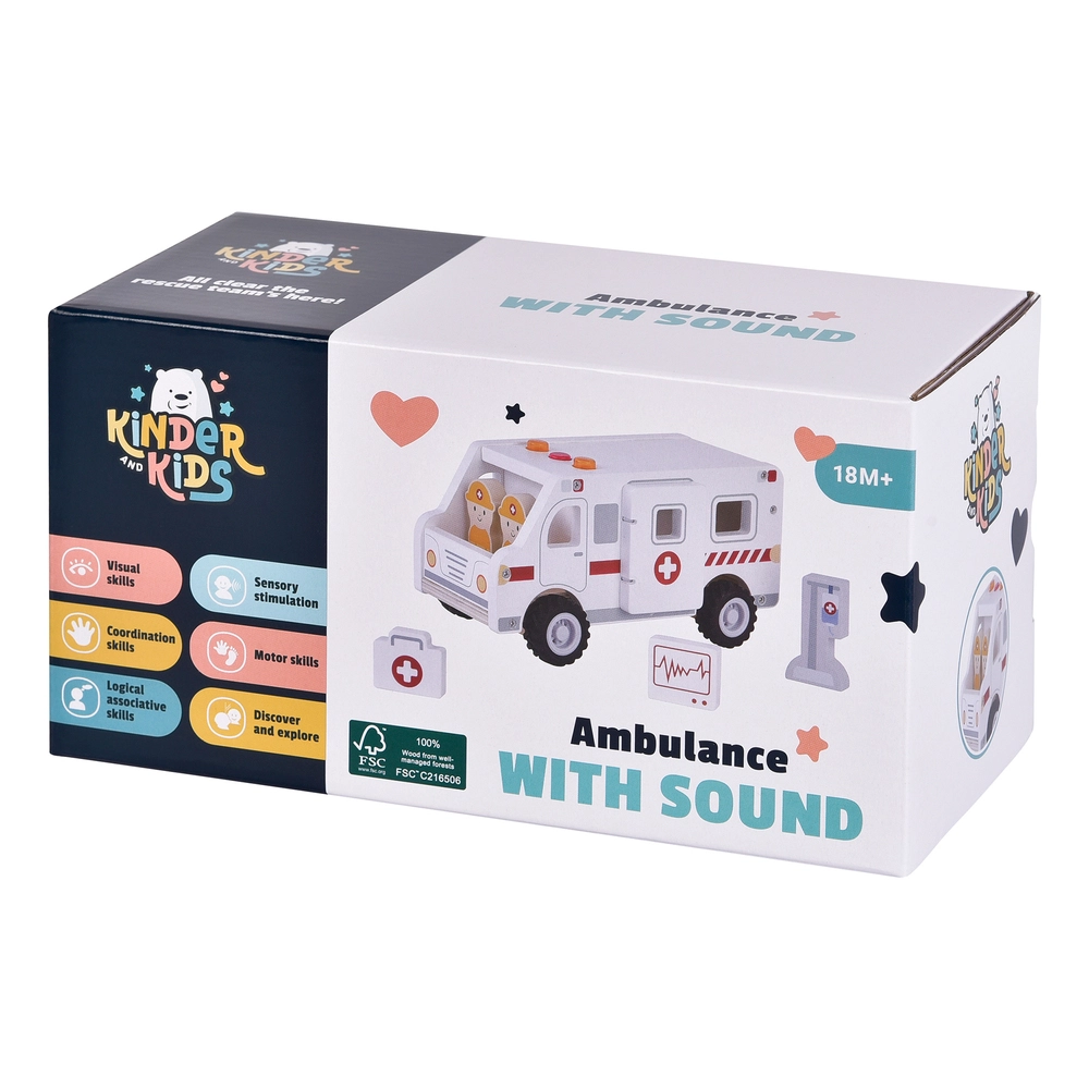 Kinder and Kids Ambulance med lyd