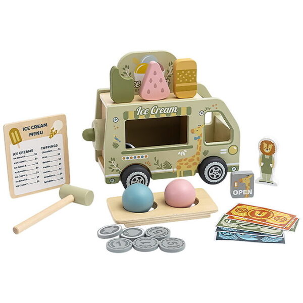 Kinder and Kids Trælegetøj - Isbil