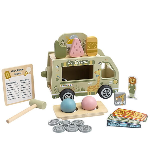 Kinder and Kids Trælegetøj - Isbil