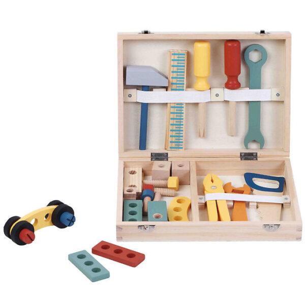 Kinder and Kids Trælegetøj - Værktøjskasse