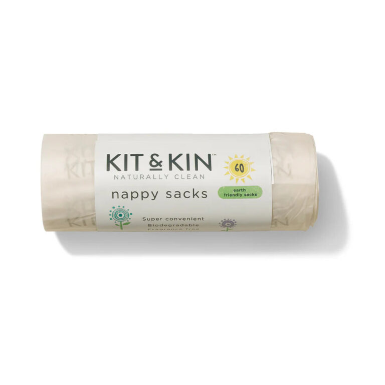 Kit & Kin Biologisk Nedbrydelige Bleposer, (60 Stk)