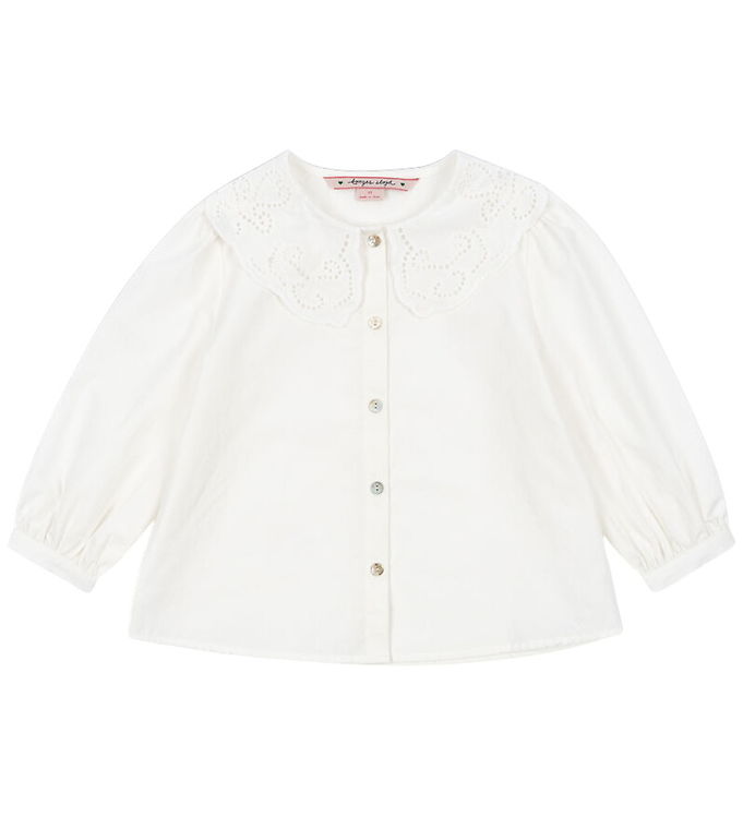 Konges Sløjd Skjorte - Rilo Collar - Optic White Konges Sløjd Skjorte - Rilo Collar - Optic White