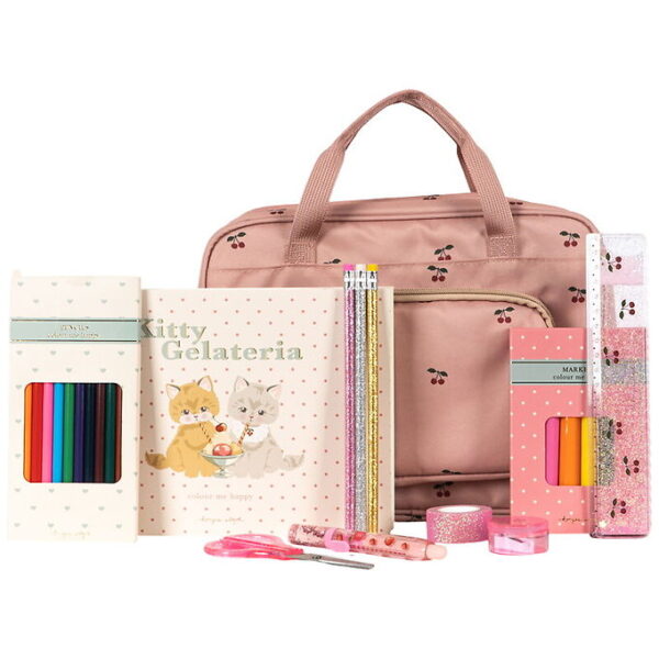 Konges Sløjd Taske m. Krea - Holiday Essentials - Cherry