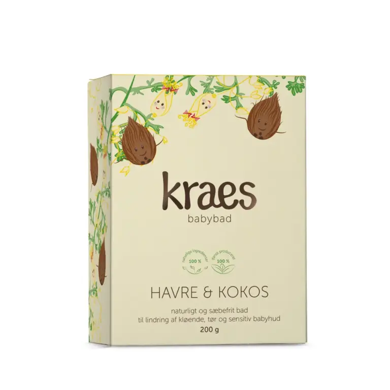 Kraes Babybad Med Havre/Kokos 200g