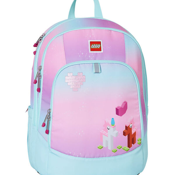 LEGO® Iconic Sparkle Skoletaske - Blå/Pink LEGO® Iconic Sparkle Skoletaske - Blå/Pink