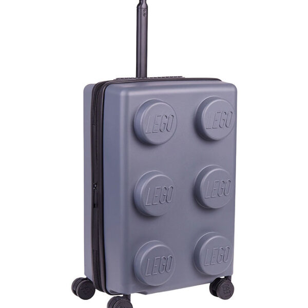 LEGOÂ® Kuffert - Brick 2x3 - Expandable PP - 31 L - Stone Grey