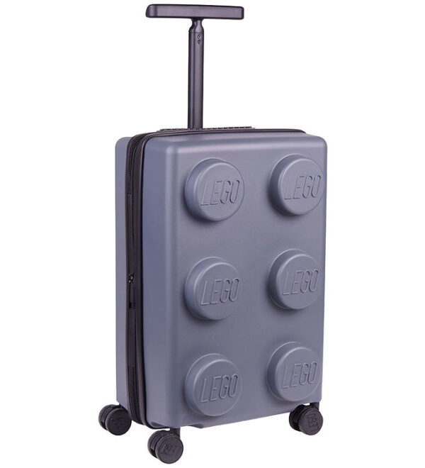 LEGOÂ® Kuffert - Brick 2x3 - Expandable PP - 31 L - Stone Grey