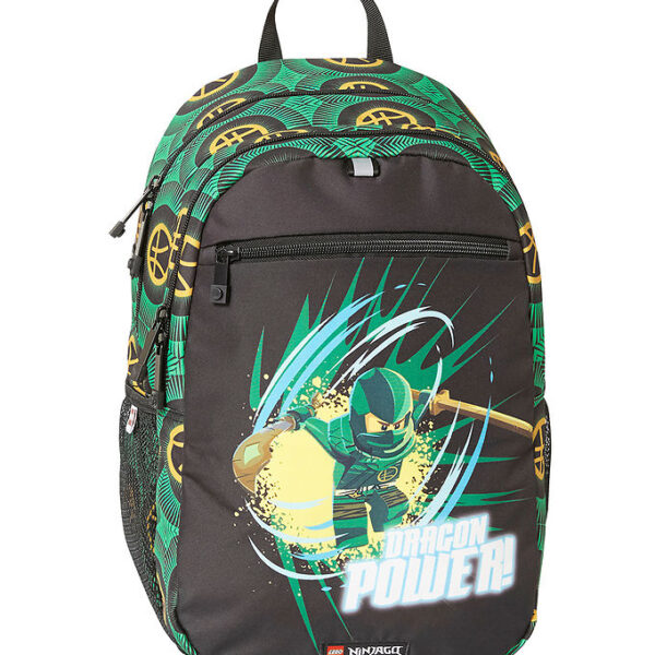 LEGOÂ® Ninjago Rygsæk - Sort/Grøn m. Print